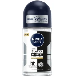 Nivea Men Black&White Invisible Epic Night antyperspirant w kulce 50ml