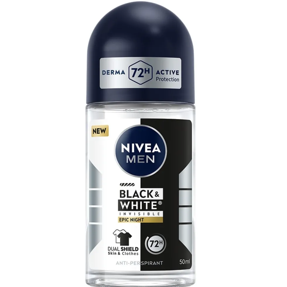 Nivea Men Black&White Invisible Epic Night antyperspirant w kulce 50ml