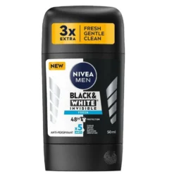 Nivea Men Black&White Invisible Fresh antyperspirant w sztyfcie 50ml