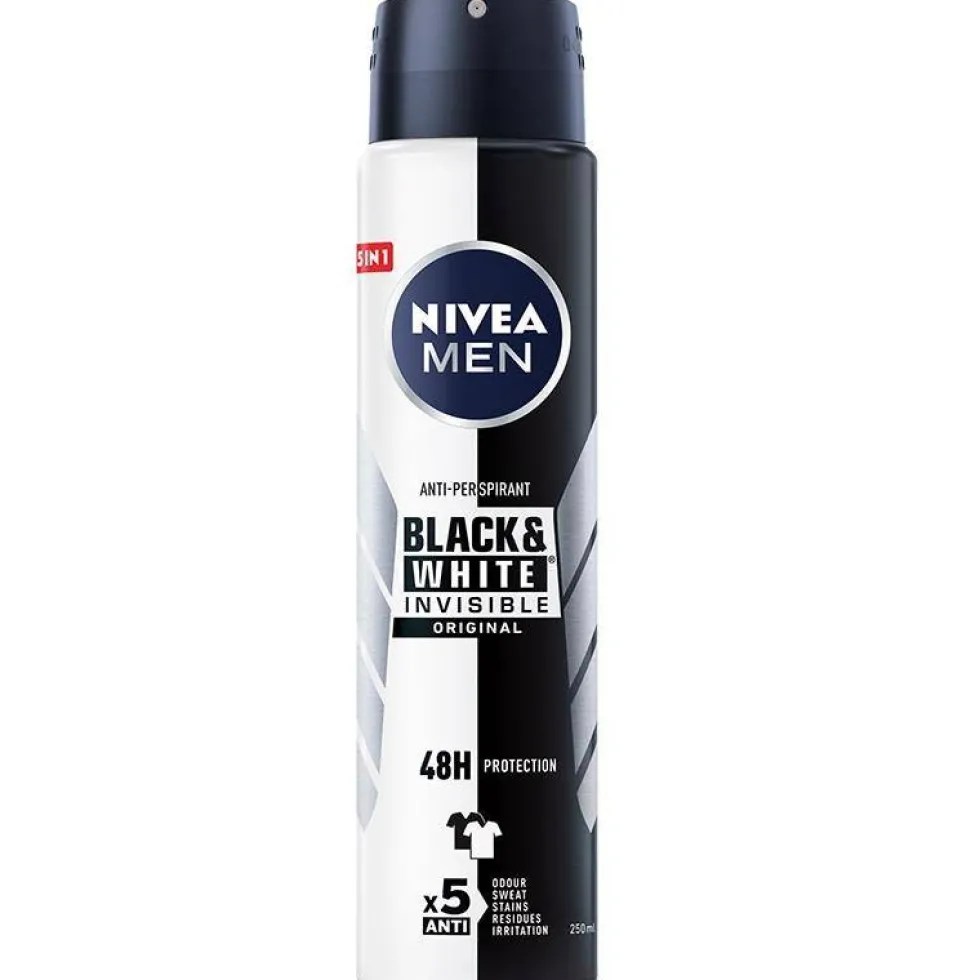 Nivea Men Black&White Invisible Original antyperspirant spray 250ml