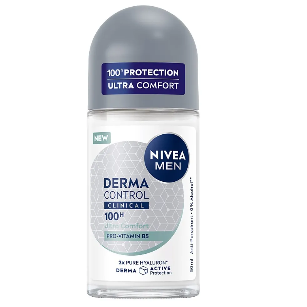 Nivea Men Derma Control Clinical Ultra Comfort antyperspirant w kulce 50ml