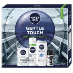 Nivea Men Gentle Touch zestaw pianka do golenia 200ml + balsam po goleniu 100ml + żel pod prysznic 3w1 250ml + antyperspirant roll-on 50ml