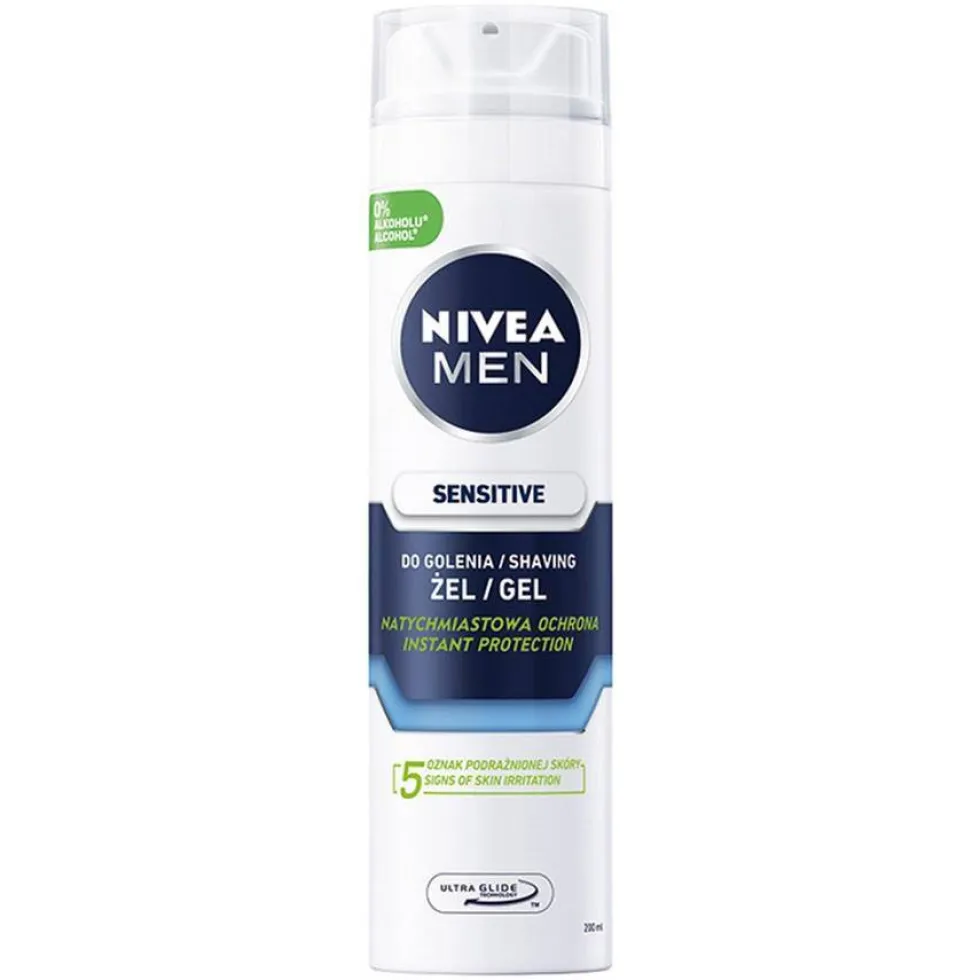 Nivea Men Sensitive łagodzący żel do golenia 200ml