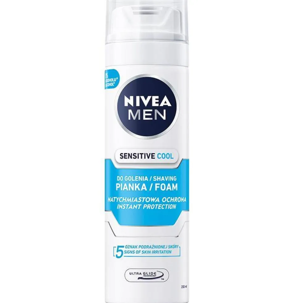 Nivea Men Sensitive Cool chłodząca pianka do golenia 200ml