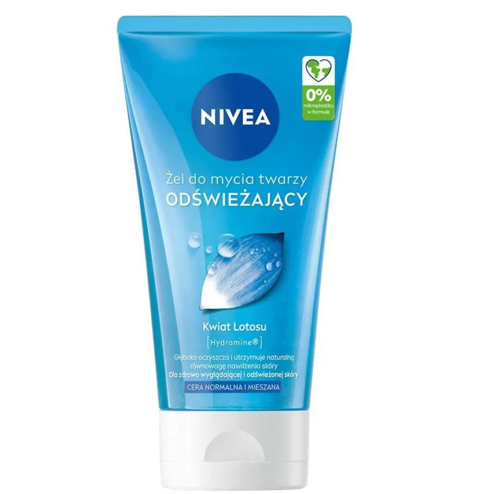 Nivea Odświeżający żel do mycia twarzy cera normalna i mieszana 150ml