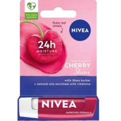 Nivea Pielęgnująca pomadka do ust Cherry Shine 4.8g