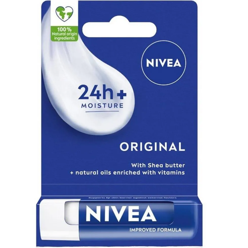 Nivea Pielęgnująca pomadka do ust Original 4.8g