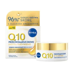 Nivea Q10 Przeciwzmarszczkowe Ekstra Odżywienie krem na dzień SPF15 50ml