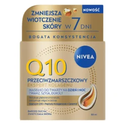 Nivea Q10 Przeciwzmarszczkowy Ekspert Kolagenu masełko do twarzy na dzień i noc 50ml