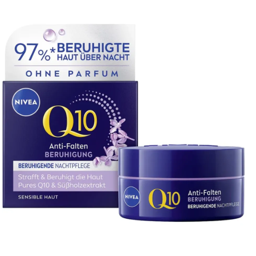 Nivea Q10 Ukojenie przeciwzmarszczkowy łagodzący krem na noc 50ml