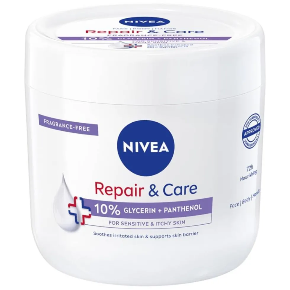Nivea Repair & Care Sensitive krem nawilżająco-ochronny 400ml