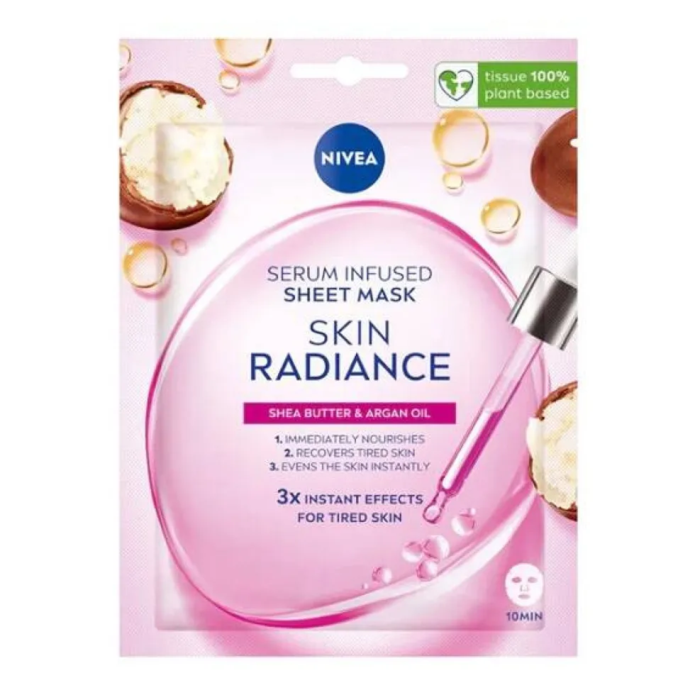 Nivea Skin Radiance maska w płachcie z serum rozświetlającym