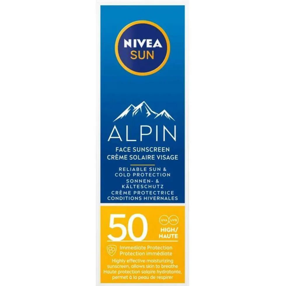 Nivea Sun Alpin krem do twarzy z wysoką ochroną SPF50 50ml