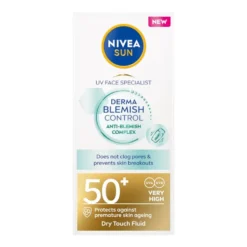 Nivea Sun Derma Blemish Control fluid do twarzy SPF50+ 40ml