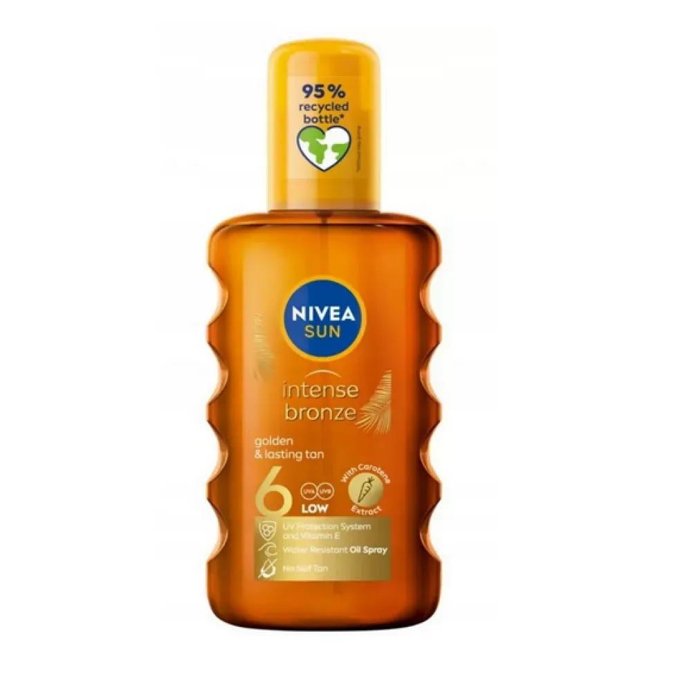Nivea Sun olejek karotenowy do opalania w spray'u SPF6 200ml