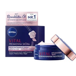 Nivea Vital Promienna Skóra przeciwzmarszczkowy krem na noc 50ml