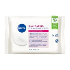 Nivea 3w1 łagodzące chusteczki do demakijażu 25szt.