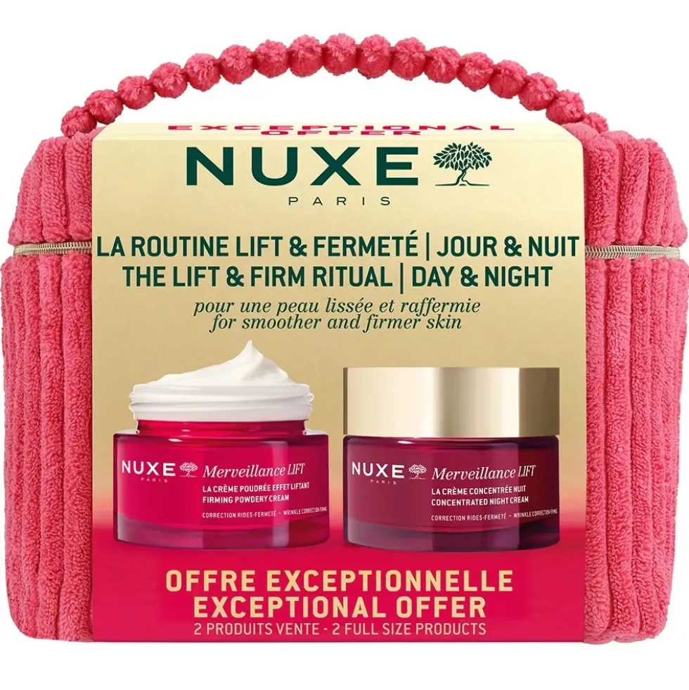 Nuxe Merveillance Lift zestaw krem liftingujący do skóry normalnej i mieszanej 50ml + skoncentrowany krem na noc 50ml