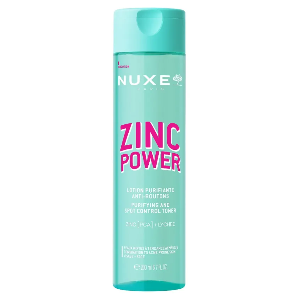 Nuxe Zinc Power oczyszczający tonik zwalczający wypryski 200ml