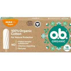 O.B. Organic Super tampony 16szt.