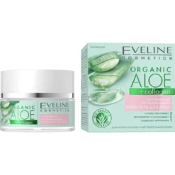 Organic Aloe + Collagen nawilżająco-łagodzący krem-żel do twarzy 50ml