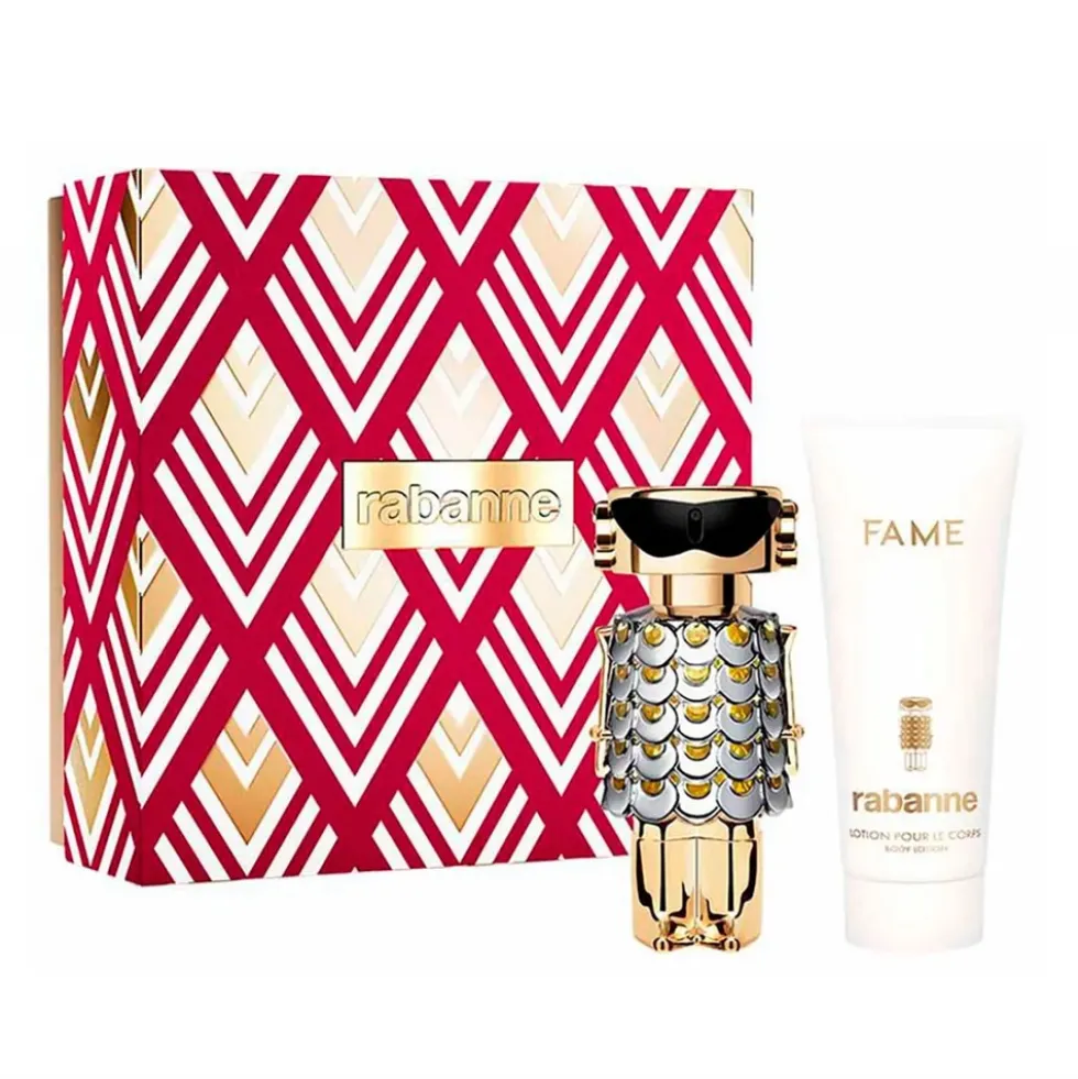 Paco Rabanne Fame zestaw woda perfumowana spray 80ml + balsam do ciała 100ml