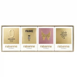 Paco Rabanne Feminine zestaw Lady Million woda perfumowana 5ml + Fame woda perfumowana 4ml + Olympea woda perfumowana 6ml + Million Gold woda perfumowana 5ml