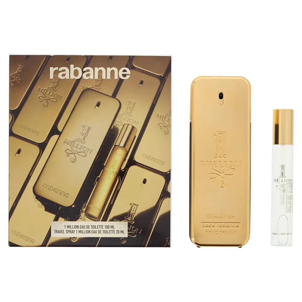 Paco Rabanne 1 Million Men zestaw woda toaletowa spray 100ml + woda toaletowa spray 20ml