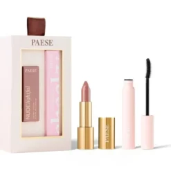 Paese Cheeky Nude Look zestaw tusz do rzęs 9ml + pomadka do ust 4.5g