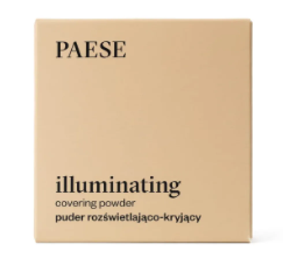 Paese Iluminating Covering Powder puder rozświetlająco-kryjący 2C Naturalny 9g