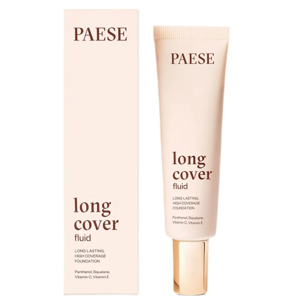 Paese Long Cover Fluid kryjący podkład do twarzy 1.5 Beige 30ml
