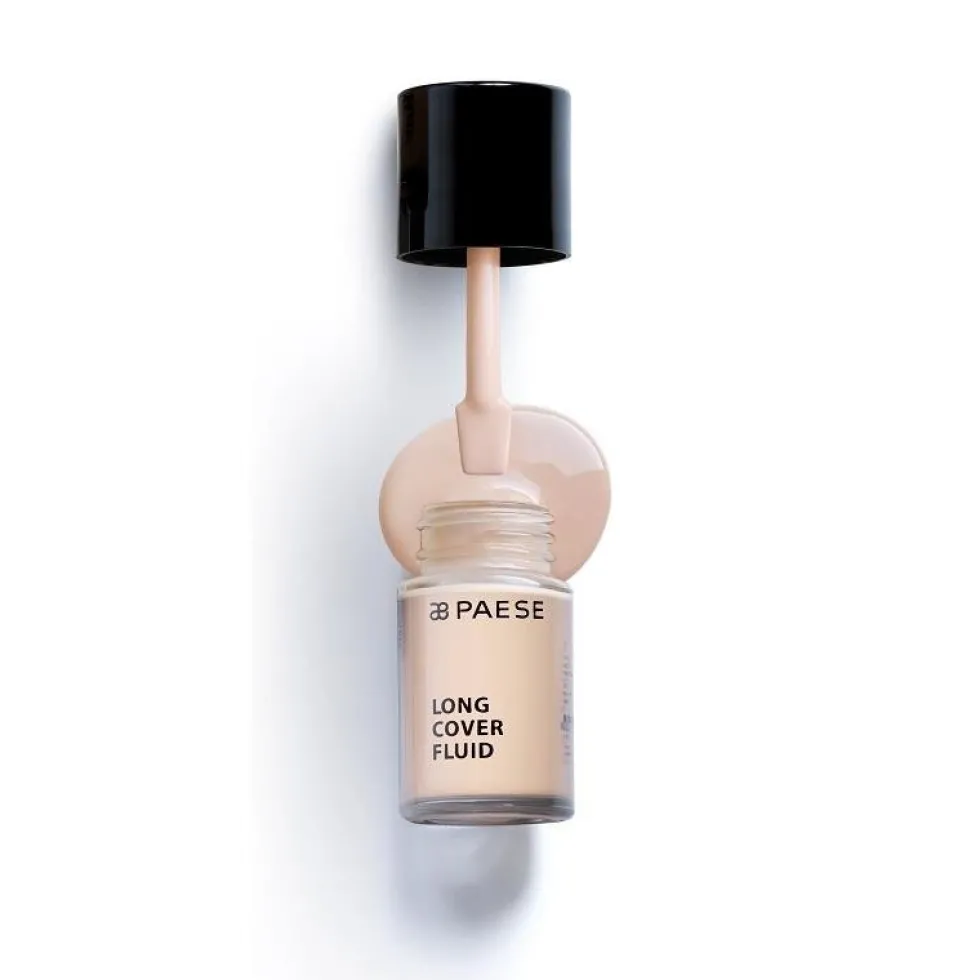 Paese Long Cover Fluid podkład kryjący o przedłużonej trwałości 01 Jasny Beż 30ml