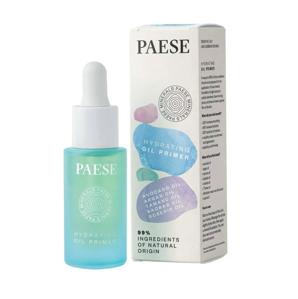 Paese Minerals nawilżający olejek pod makijaż 15ml