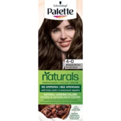 Palette Permanent Naturals Color Creme farba do włosów trwale koloryzująca 700/ 4-0 Średni Brąz