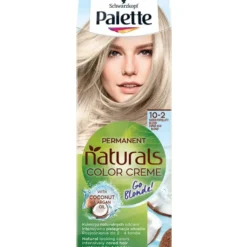 Palette Permanent Naturals Color Creme Go Blonde rozjaśniająca farba do włosów 10-2 Super Popielaty Blond