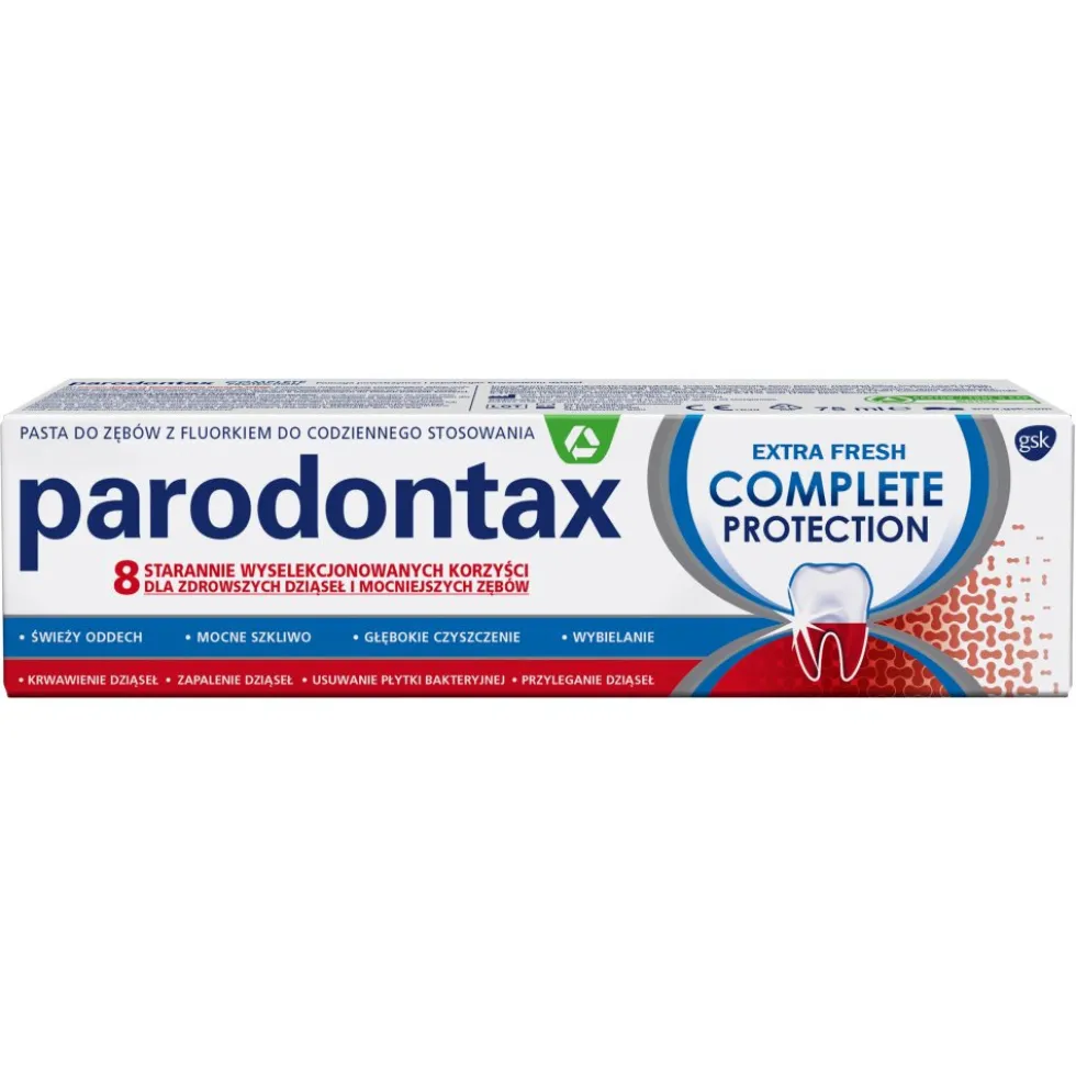 Parodontax Complete Protection Extra Fresh pasta do zębów z fluorkiem 75ml
