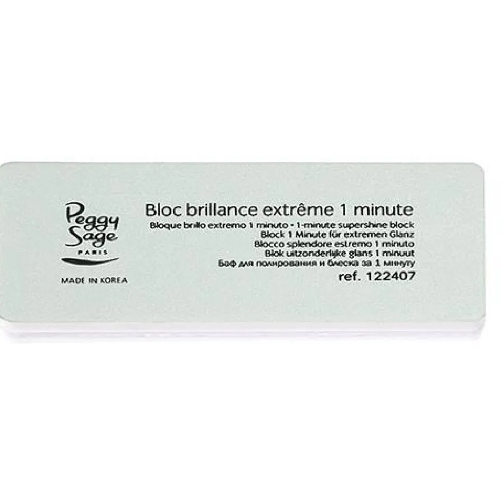 Peggy Sage 1-Minute Supershine Block dwustronny blok polerski do paznokci 1szt