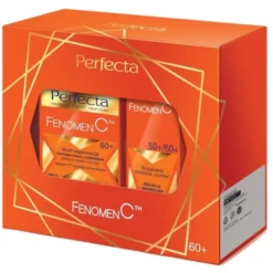 Perfecta Fenomen C 60+ zestaw krem na dzień i na noc 50ml + krem pod oczy i na powieki 15ml