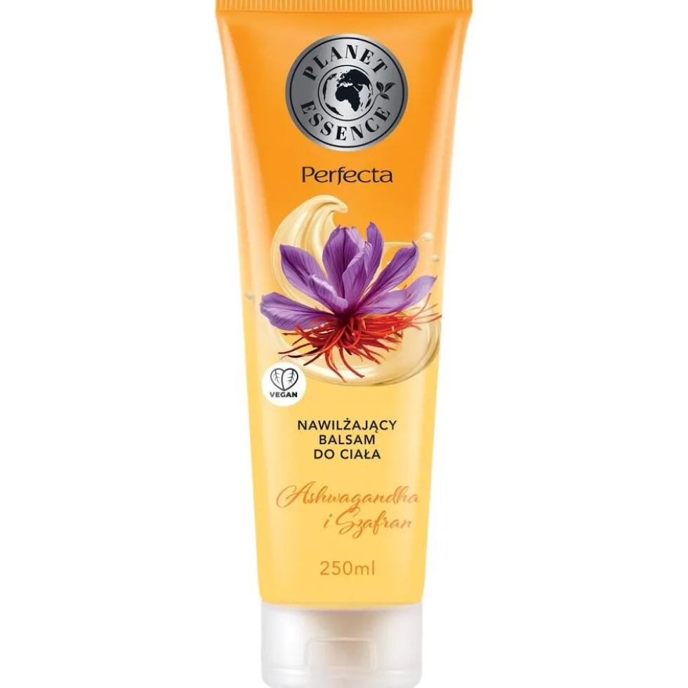Perfecta Planet Essence nawilżający balsam do ciała Ashwagandha i Szafran 250ml