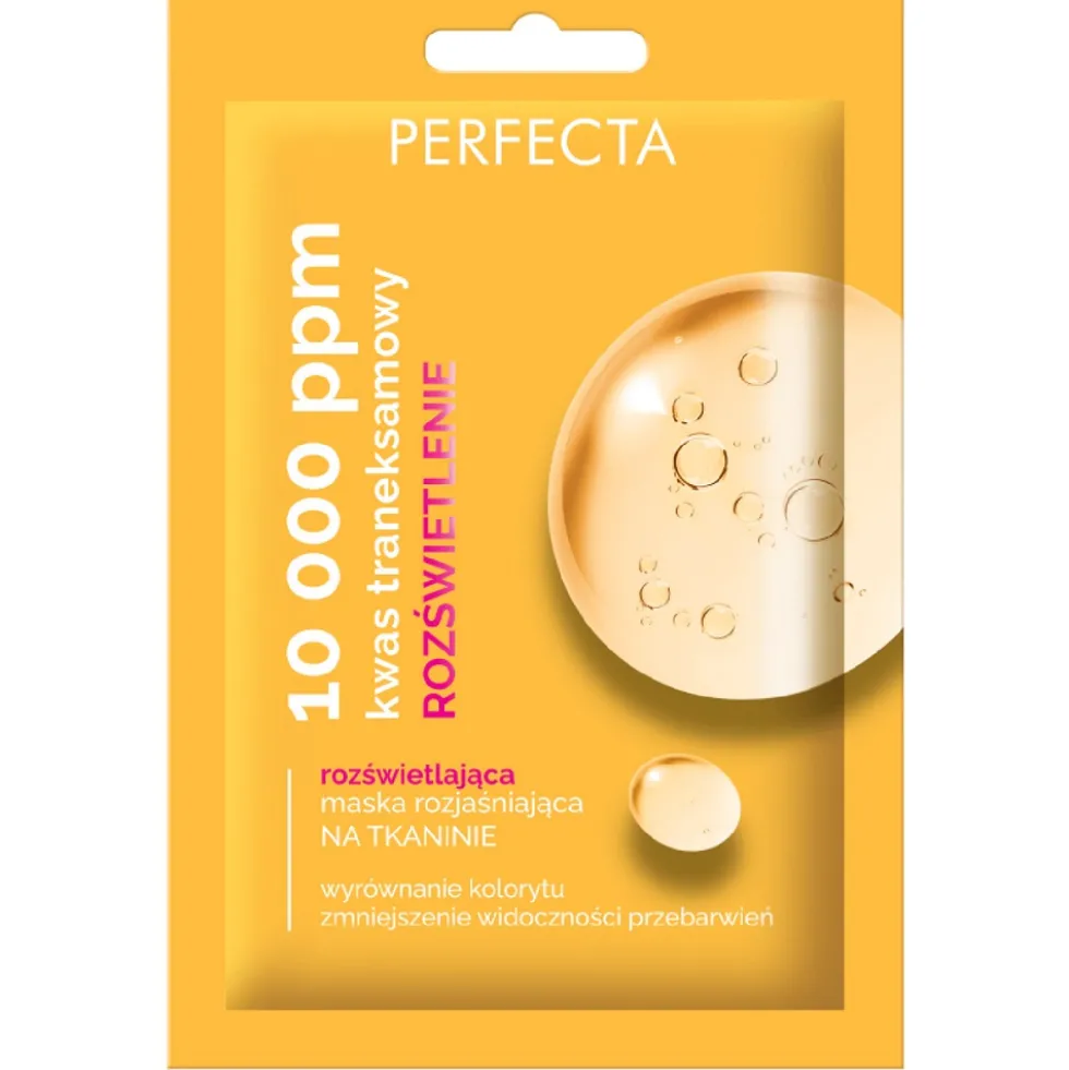 Perfecta 10 000 ppm rozświetlająca maska rozjaśniająca na tkaninie 20ml