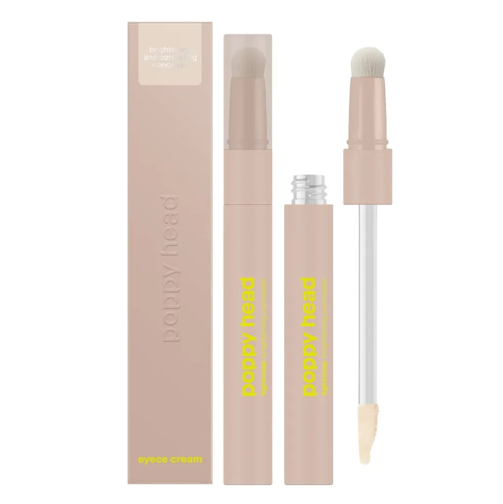Poppy Head Eyece Cream rozświetlająco-korygujący korektor pod oczy 03 Vanilla Frost