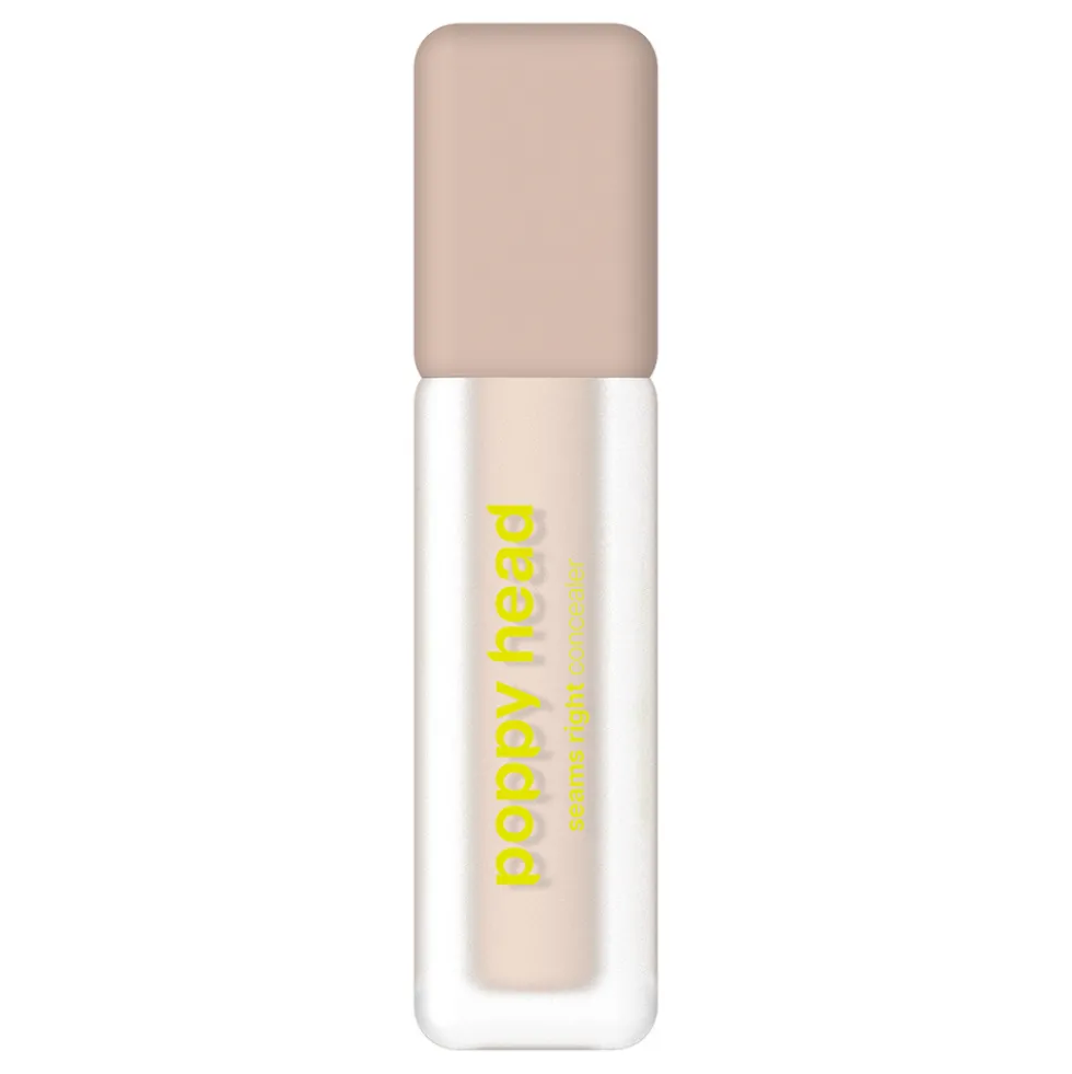 Poppy Head Seams Right lekki kryjący korektor pod oczy o naturalnym wykończeniu 01 Seams Cream 8g