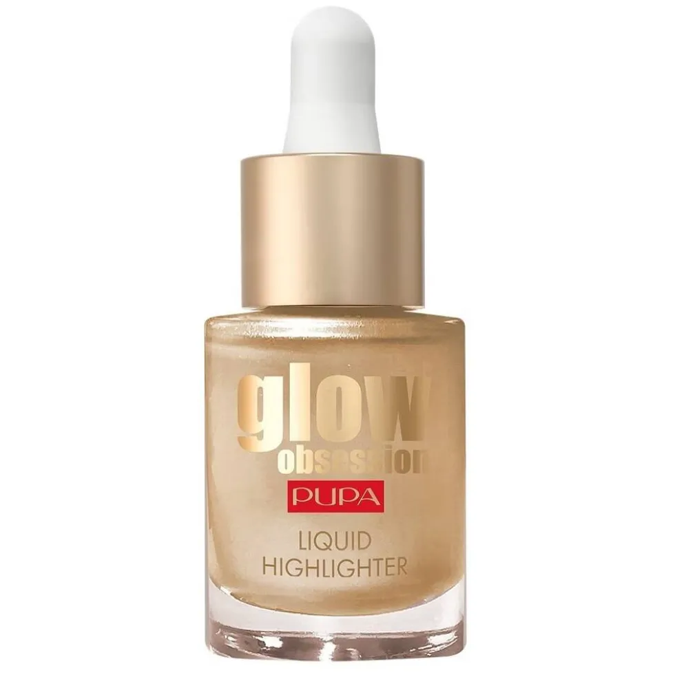 Pupa Milano Glow Obsession Liquid Highlighter rozświetlacz w płynie 100 Sunrise 13.5ml