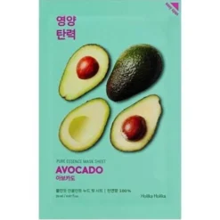 Pure Essence Mask Sheet Avocado antyoksydacyjna maseczka z ekstraktem z awokado 20ml