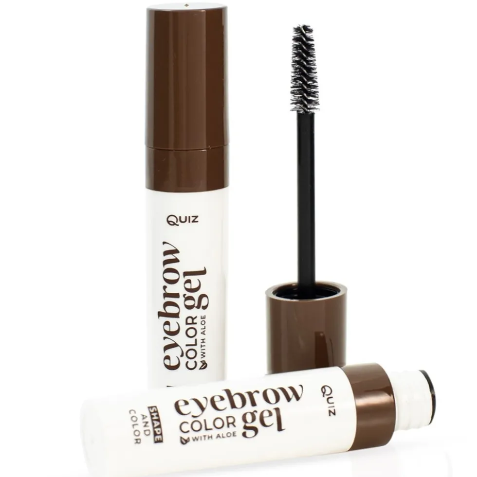 Quiz Cosmetics Eyebrow Gel Shape & Color żel koloryzujący do brwi z aloesem Dark 5ml