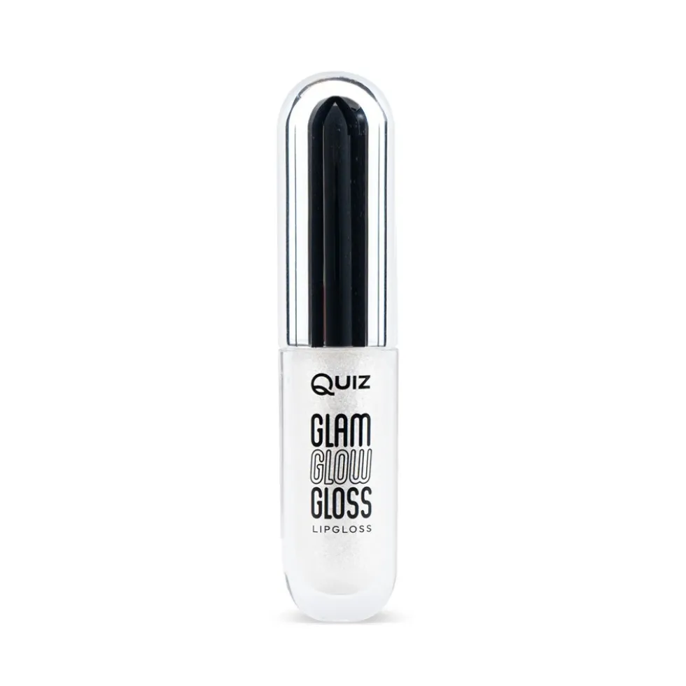 Quiz Cosmetics Glam Glow Gloss Lipgloss metaliczny błyszczyk z olejem rycynowym i witaminą E N°10 2.5ml