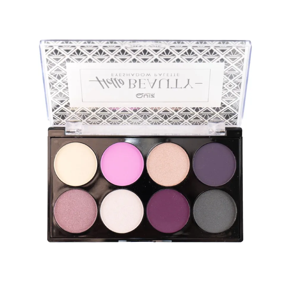 Quiz Cosmetics Hello Beauty Eyeshadow Palette paletka cieni do oczu Cold 9.6g