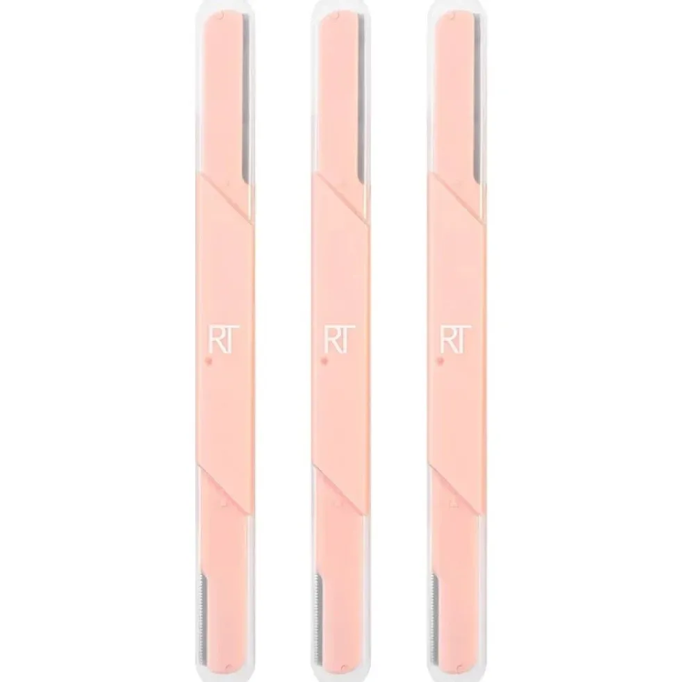 Real Techniques Face + Brow Razors nożyki do twarzy i brwi 3szt.