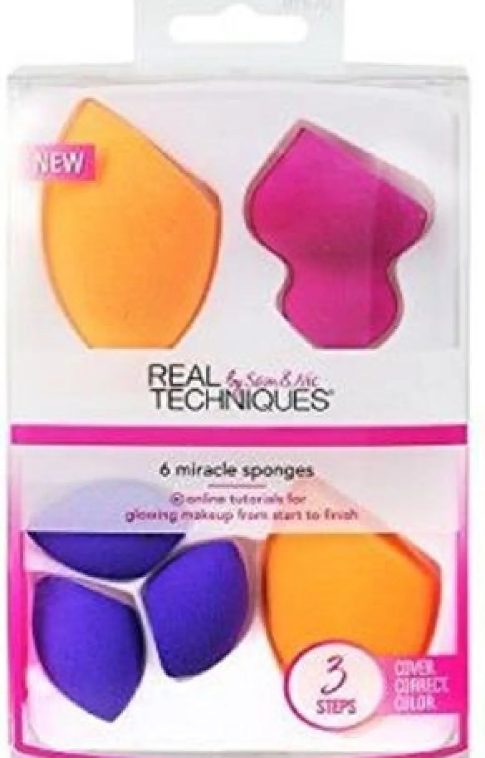 Real Techniques Miracle Complexion Sponges zestaw gąbek do makijażu 6szt