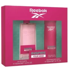 Reebok Inspire Your Mind Women zestaw woda toaletowa spray 100ml + dezodorant spray 150ml